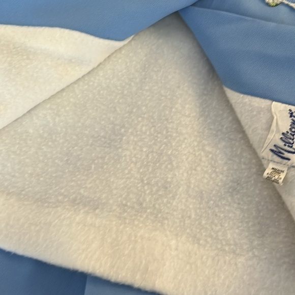 Millicent's of San Francisco Vintage Girl's Light Blue Floral Coat Size Small - Picture 5 of 6